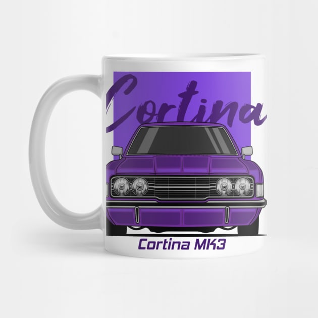 Front Purple Cortina MK3 Classic by GoldenTuners